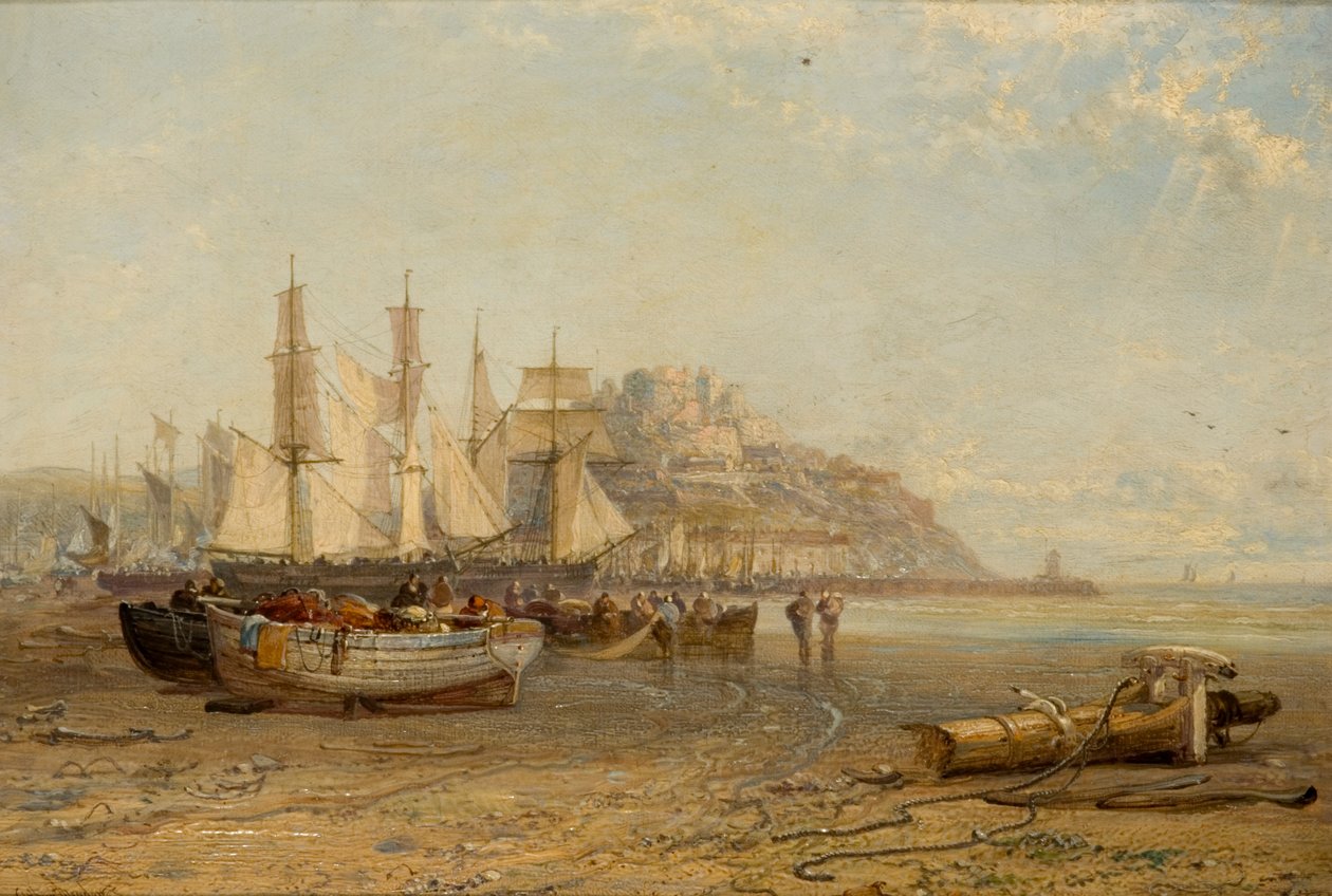 Apály, Mount Orgueil, Jersey, 1881 alkotó: Arthur Joseph Meadows
