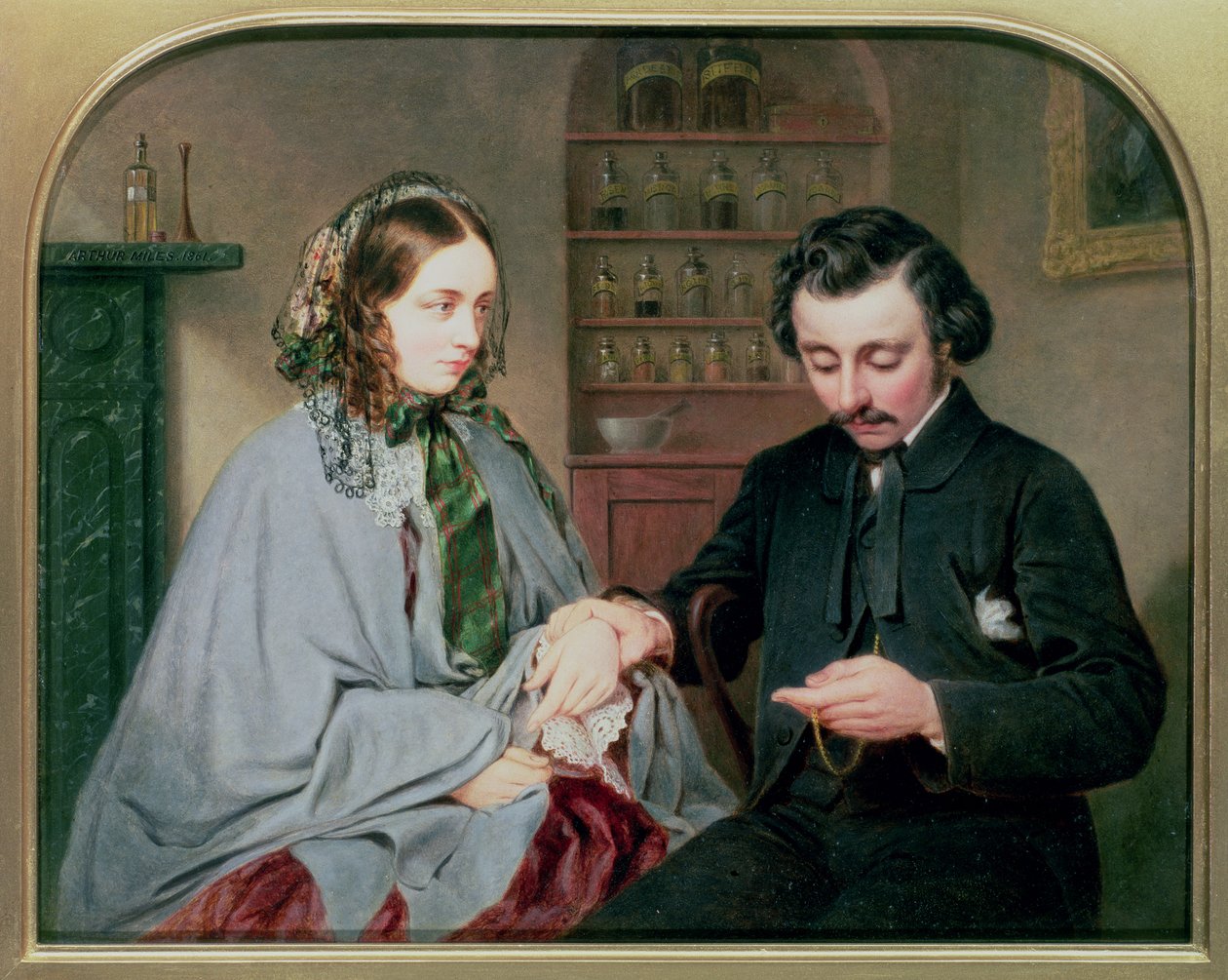 A doktor, 1860 körül alkotó: Arthur Miles