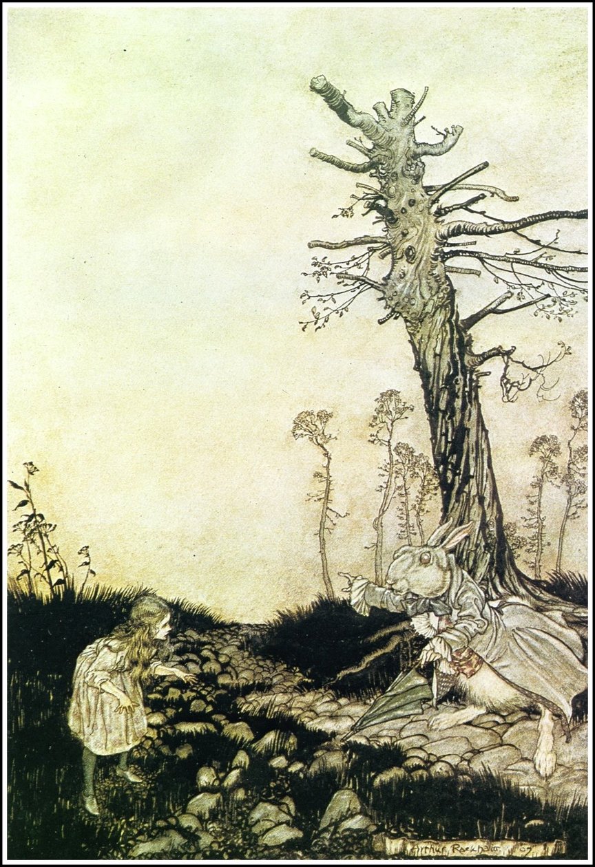 Alices Adventures in Wonderland - Miért Mary Ann, mit keresel itt? N alkotó: Arthur Rackham