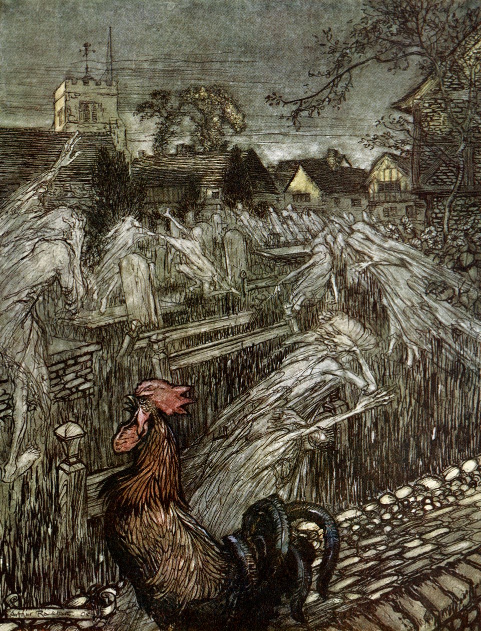 Szentivánéji álom alkotó: Arthur Rackham