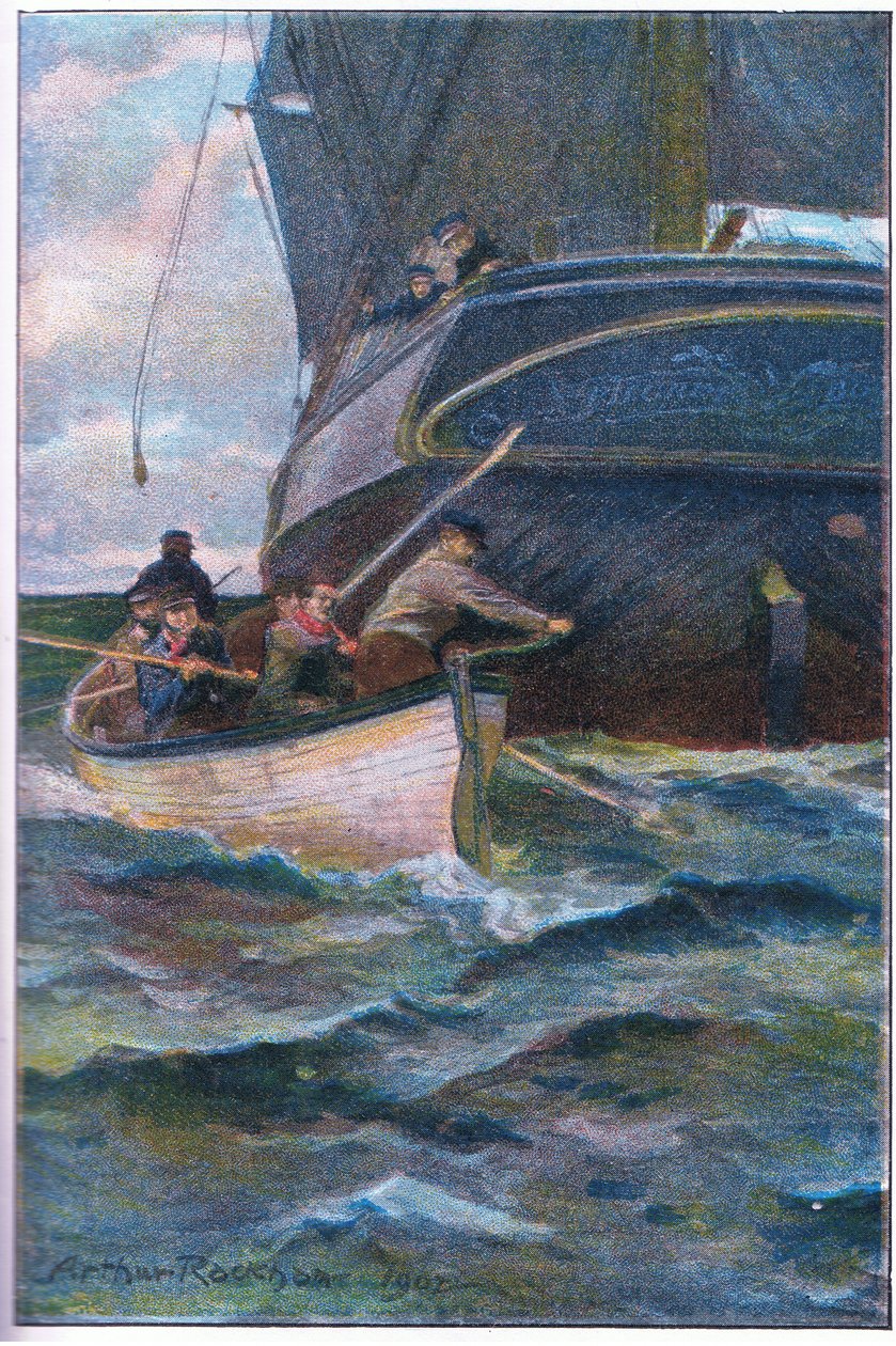 Ahogy elhagyta az oldalt alkotó: Arthur Rackham