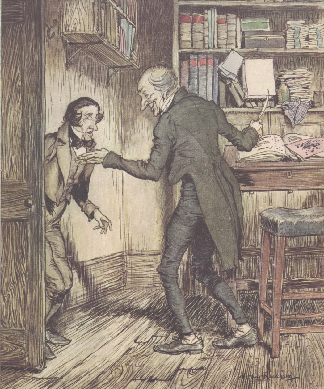 „Nem fogom elviselni az ilyesmit”, 1915 alkotó: Arthur Rackham