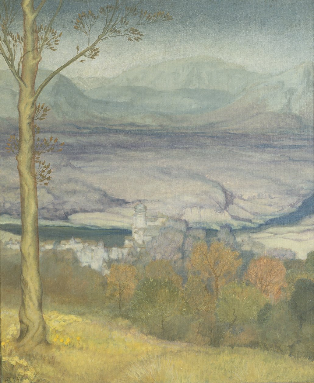 Táj, 1920 körül alkotó: Arthur Rackham
