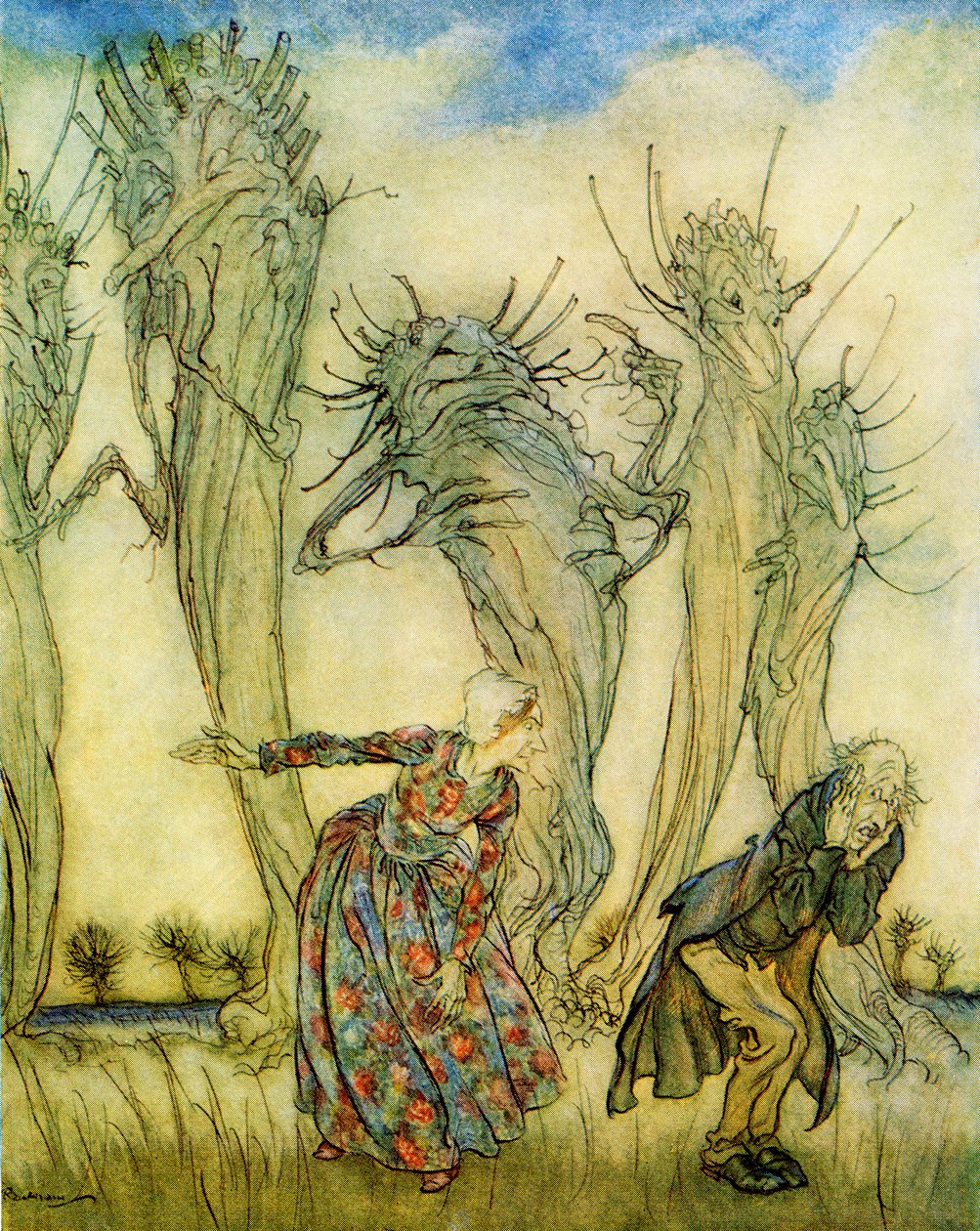 Mr és Mrs Vinegar, az F.A. Steel által újra elmesélt angol tündérmesékből, 1927 alkotó: Arthur Rackham