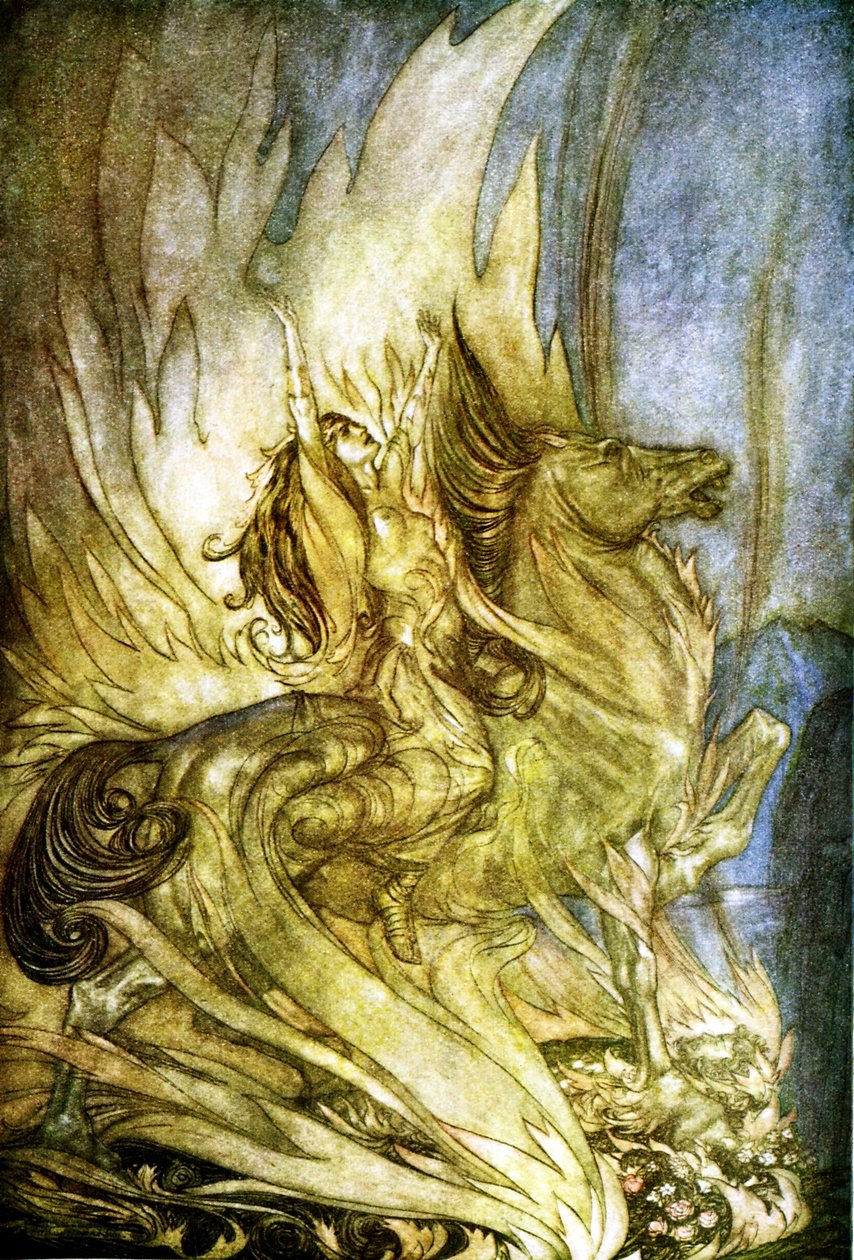 Az istenek alkonya Göttterdämmerung alkotó: Arthur Rackham