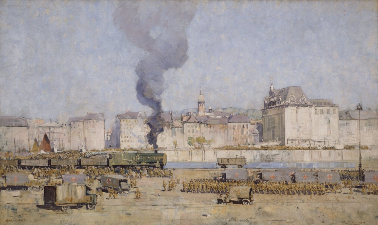 Boulogne alkotó: Arthur Streeton