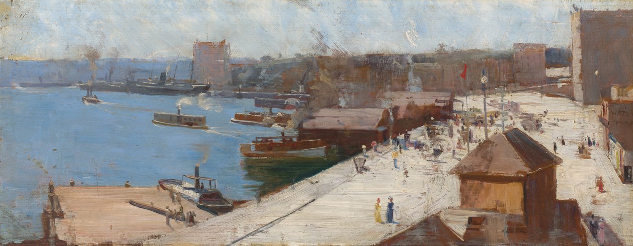 Circular Quay alkotó: Arthur Streeton