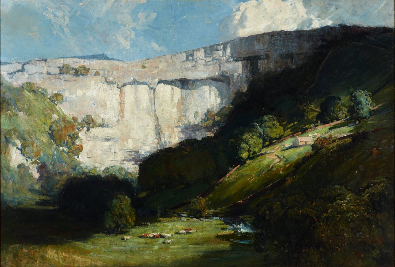 Malham Cove alkotó: Arthur Streeton