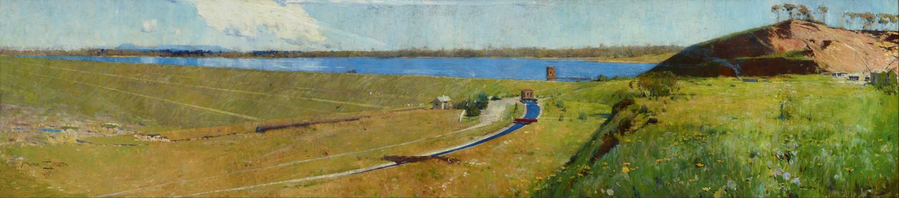 Prospect tározó alkotó: Arthur Streeton
