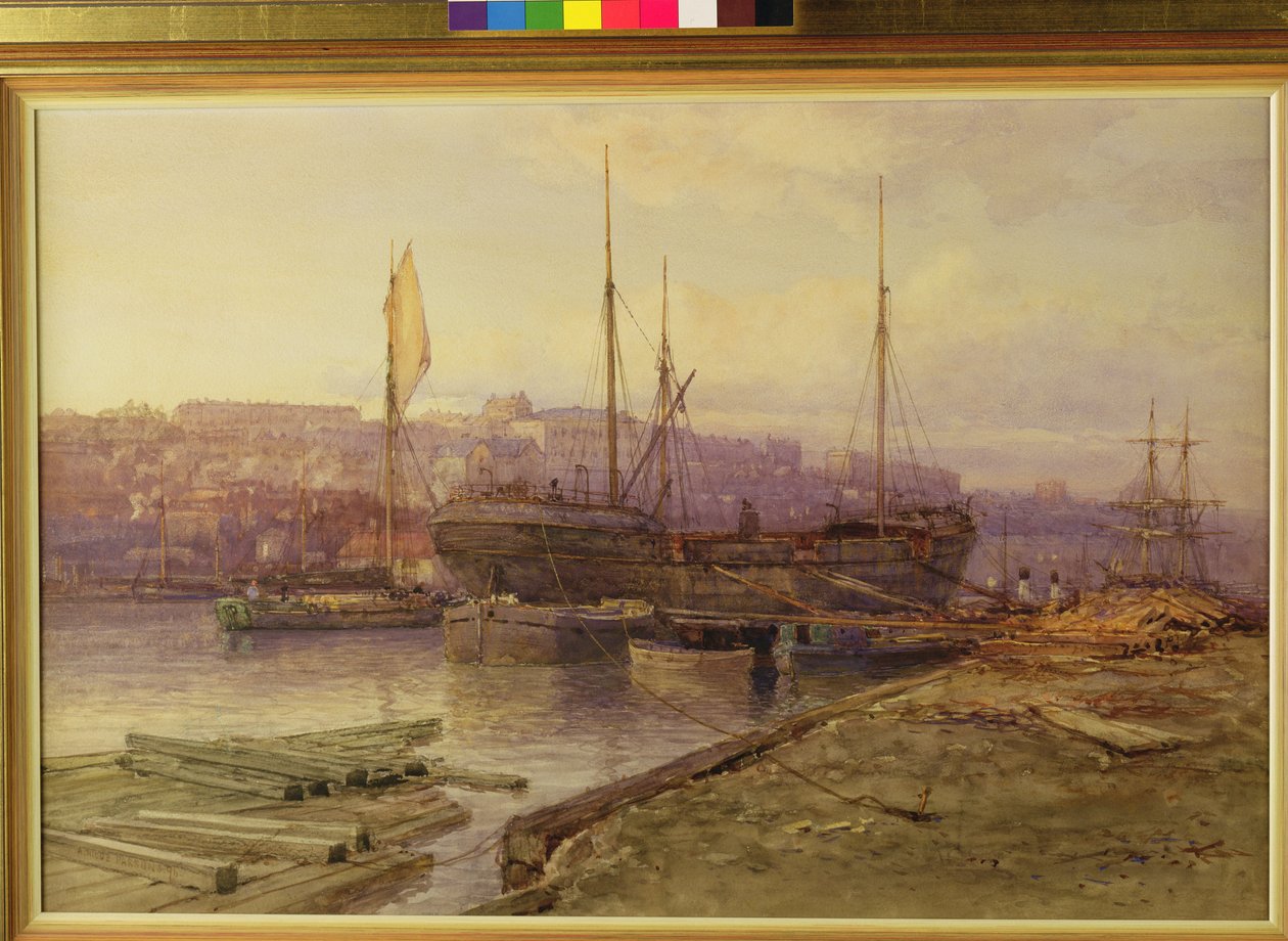 Bristoli dokkok, 1896 alkotó: Arthur Wilde Parsons