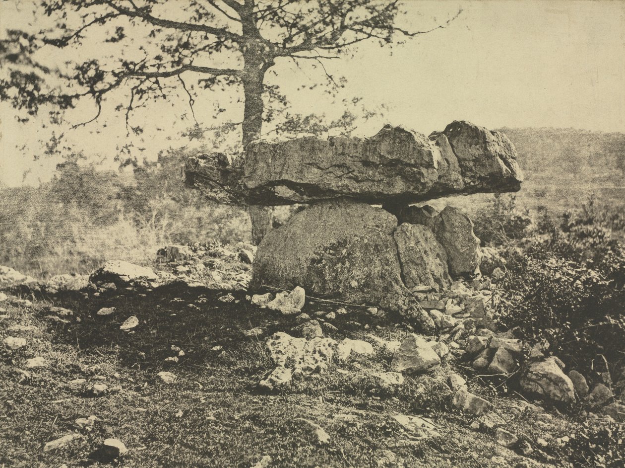 Dolmen, Cap del Puetch, Ariège, Franciaország alkotó: Arthur A. Taylor