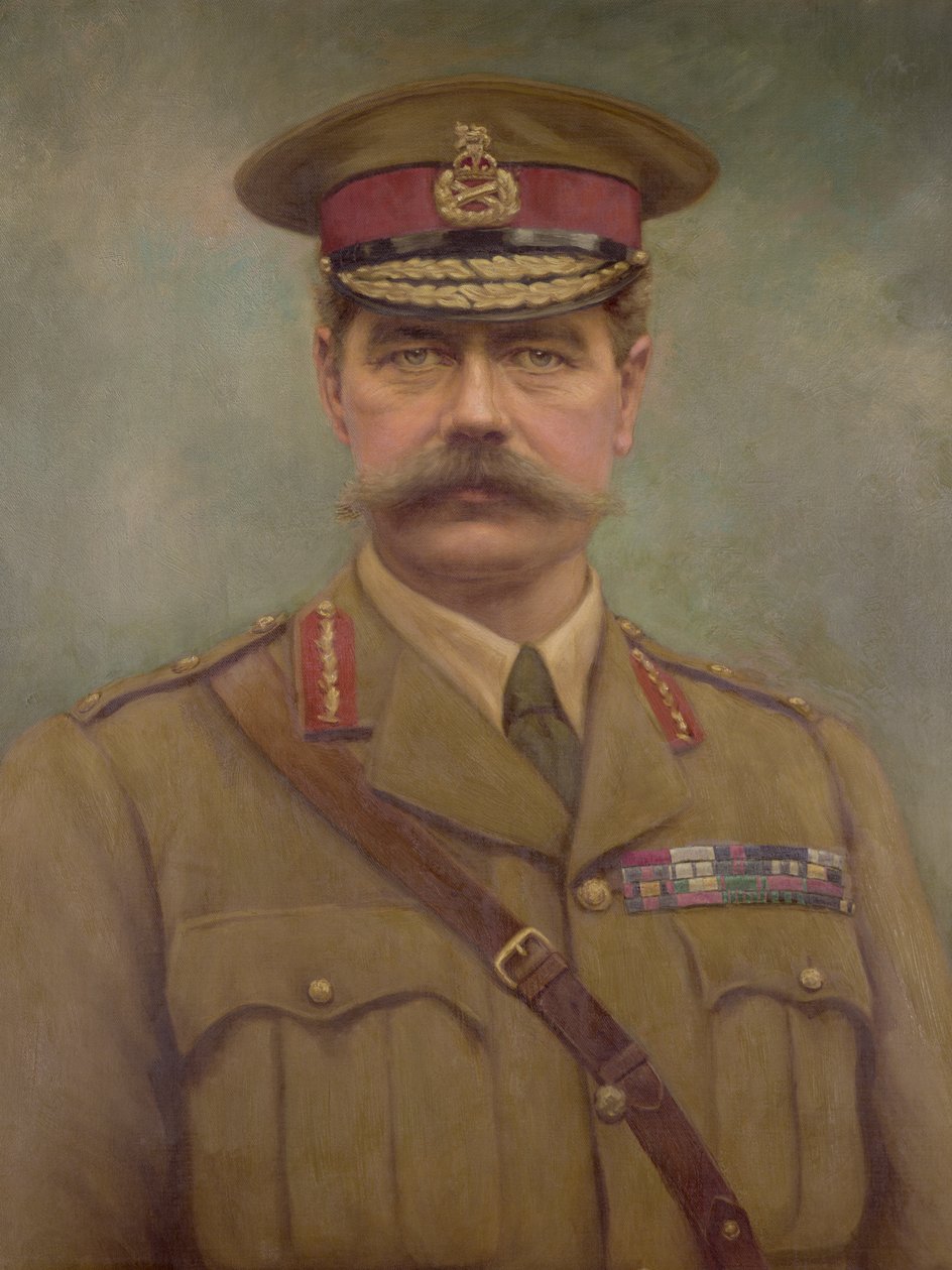 Lord Kitchener portréja, 1915 alkotó: Arthur Alfred Davis
