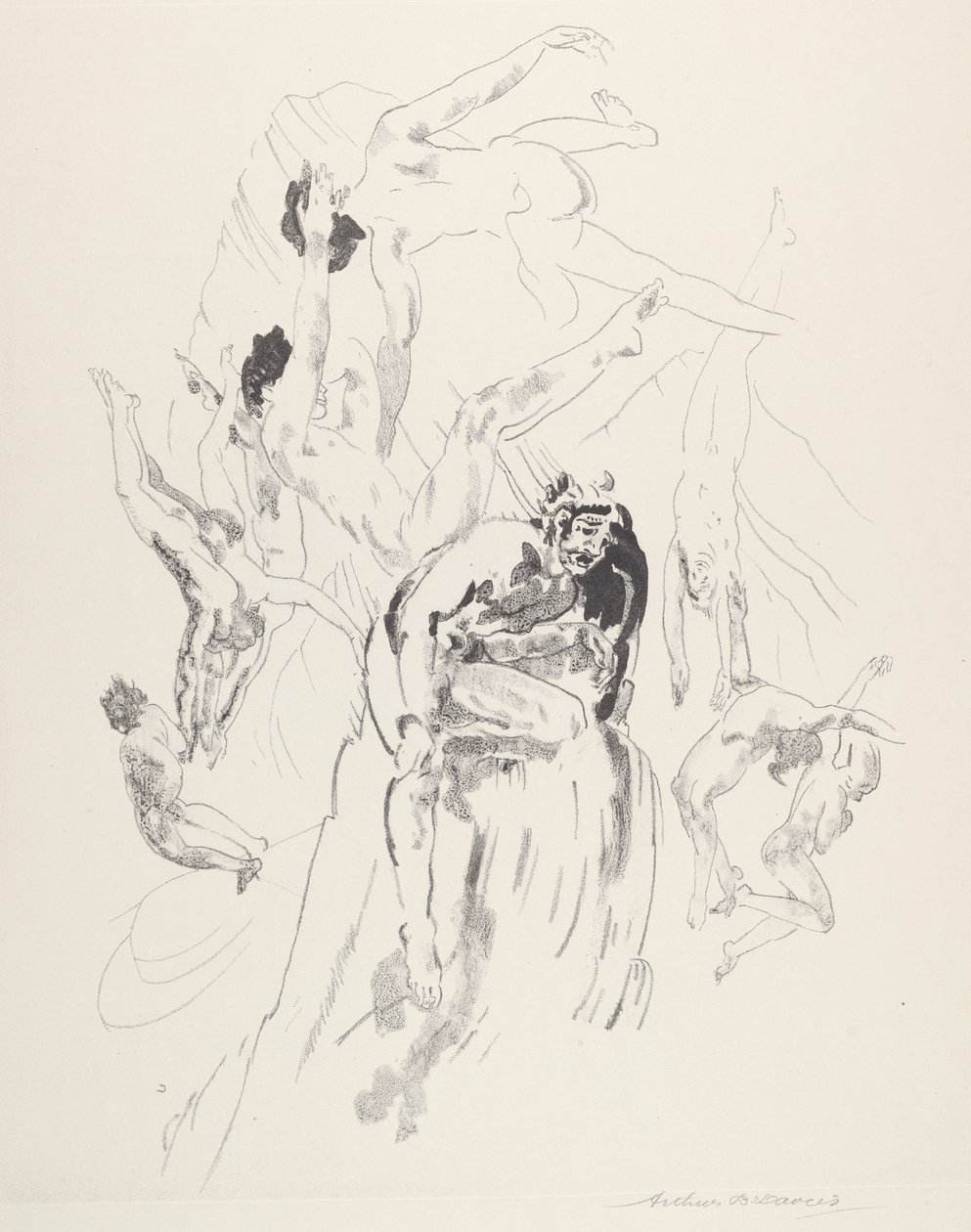Madáremberek alkotó: Arthur B. Davies