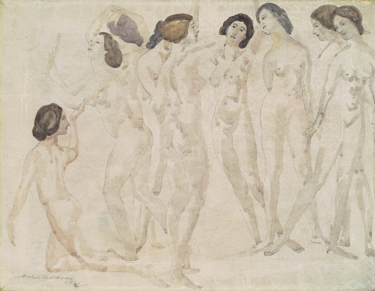 Nine Figures alkotó: Arthur B. Davies
