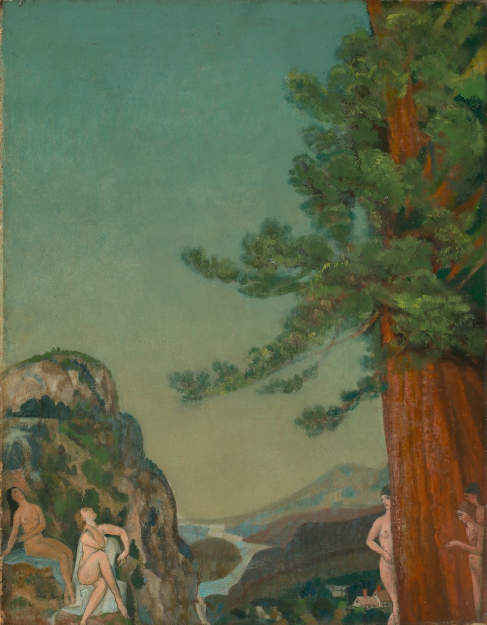 A sziklákon alkotó: Arthur B. Davies