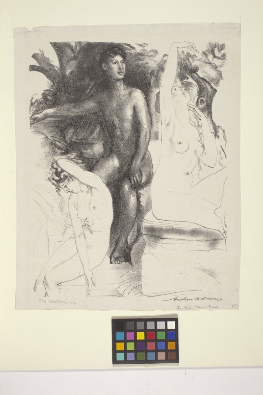 Dominion (litográfia) alkotó: Arthur Bowen Davies