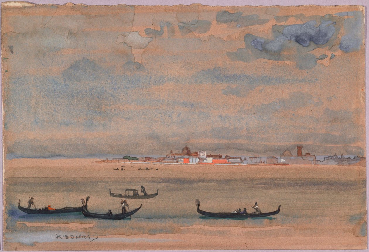 Gondolák alkotó: Arthur Bowen Davies