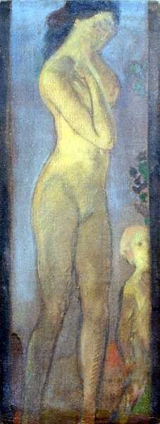 Anya és gyermeke (olaj, vászon) alkotó: Arthur Bowen Davies