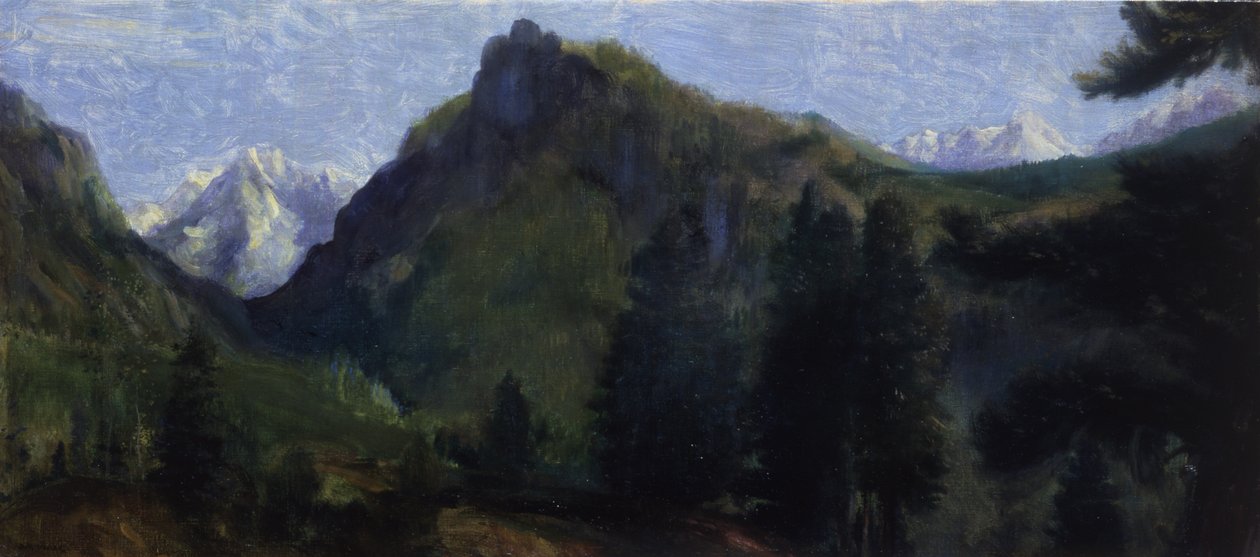 Hegy a tavasz szerelmese, 1906-2007 körül alkotó: Arthur Bowen Davies