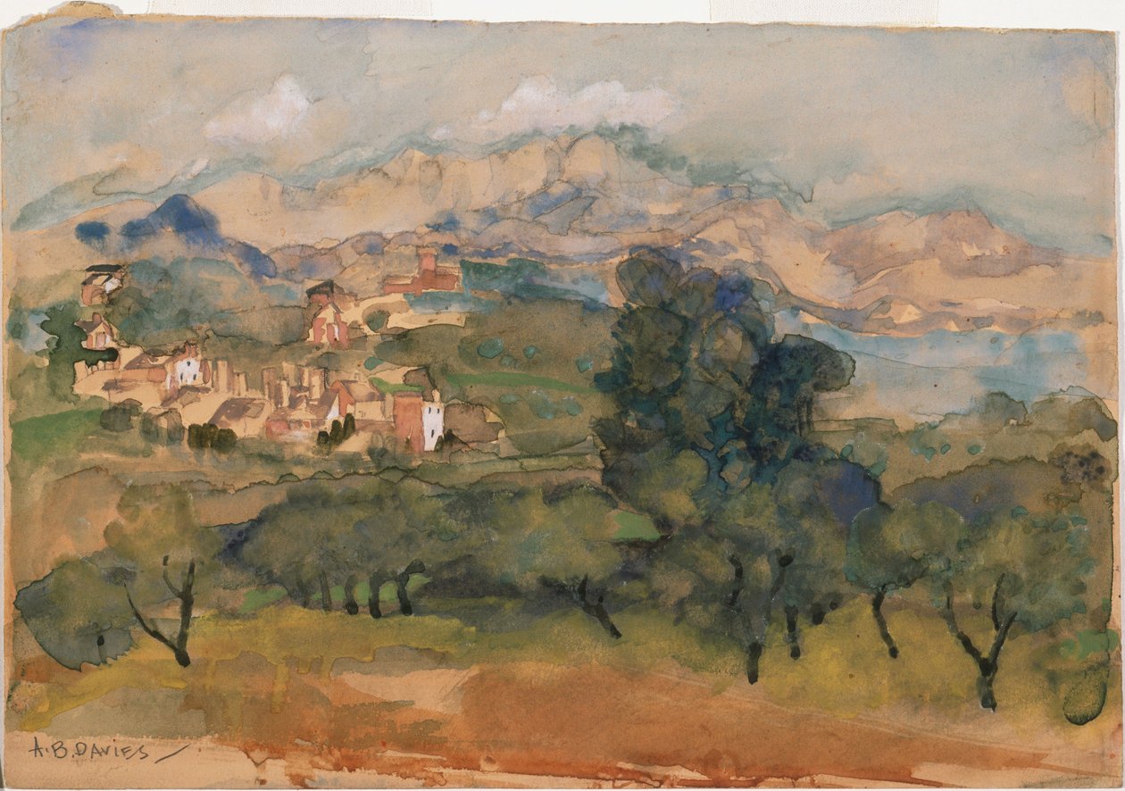 Olajfák alkotó: Arthur Bowen Davies