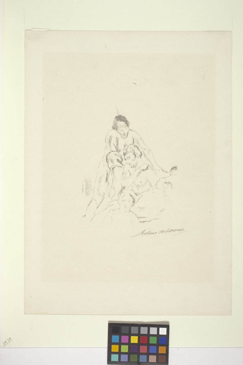 Piramis (litográfia) alkotó: Arthur Bowen Davies