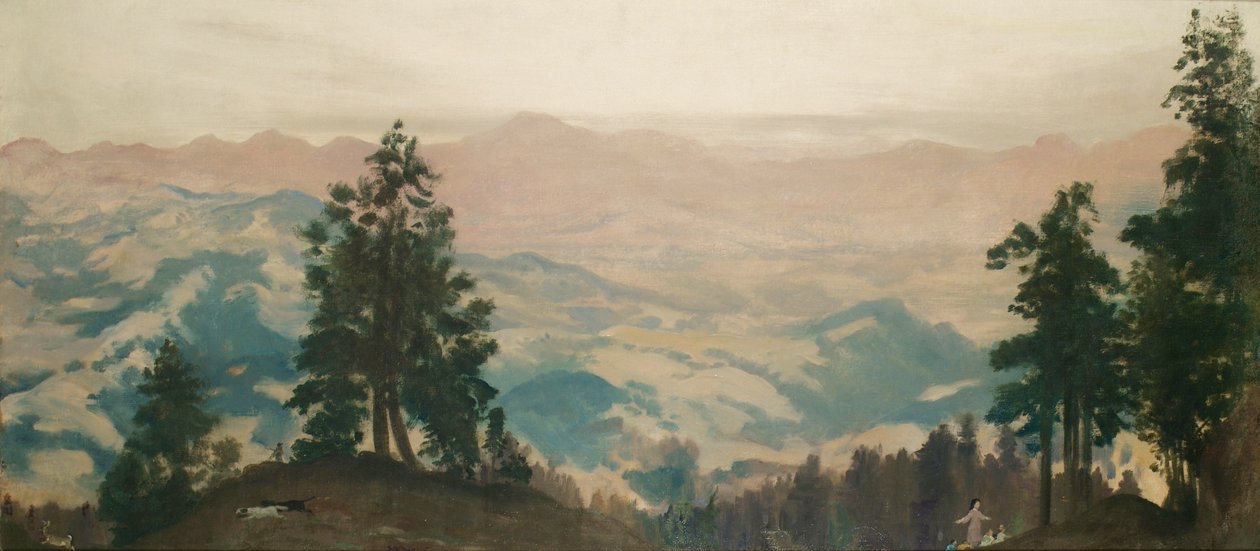 A hajsza csábítása, 1905 alkotó: Arthur Bowen Davies