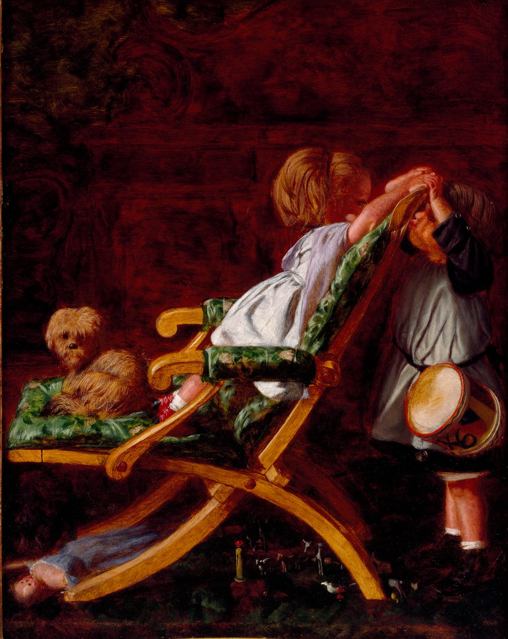 Játszótársak, 1866-1869 alkotó: Arthur Boyd Houghton