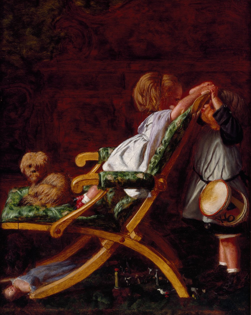 Játszótársak, 1866 alkotó: Arthur Boyd Houghton