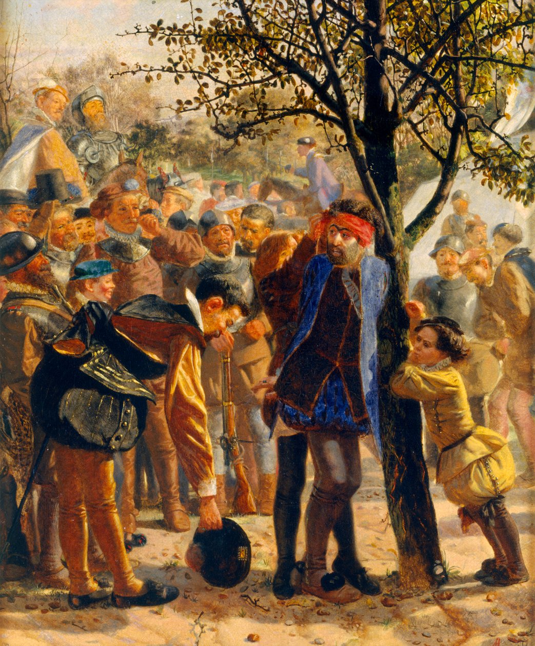 Jelenet a „Minden jól van, ami jól végződik” című filmből (olaj, vászon) alkotó: Arthur Boyd Houghton