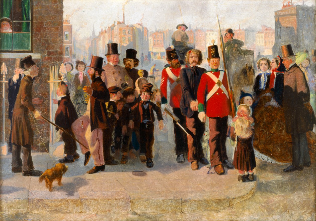 The Deserter (olaj, vászon) alkotó: Arthur Boyd Houghton