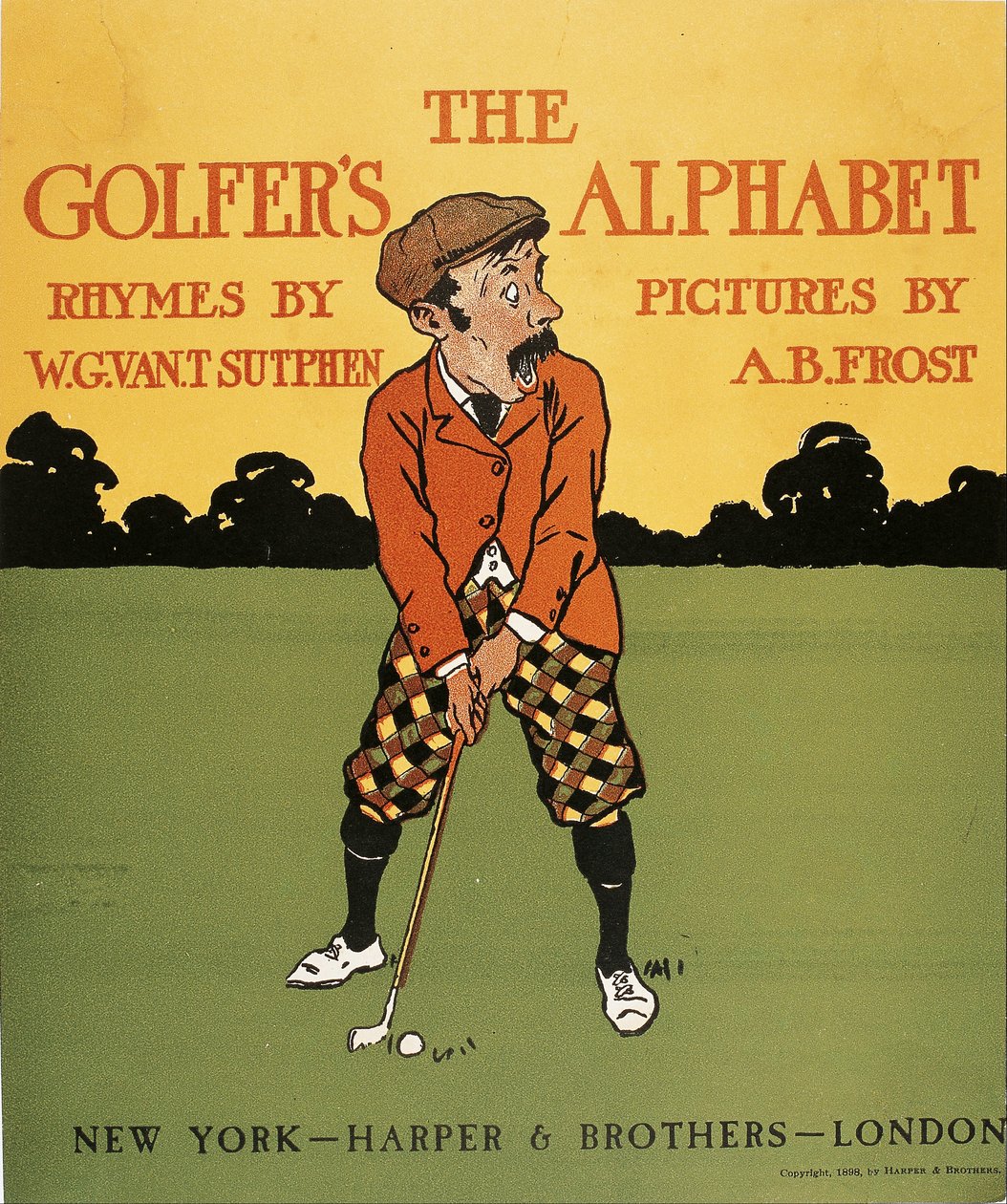 A golfozó ábécéje alkotó: Arthur Burdett Frost