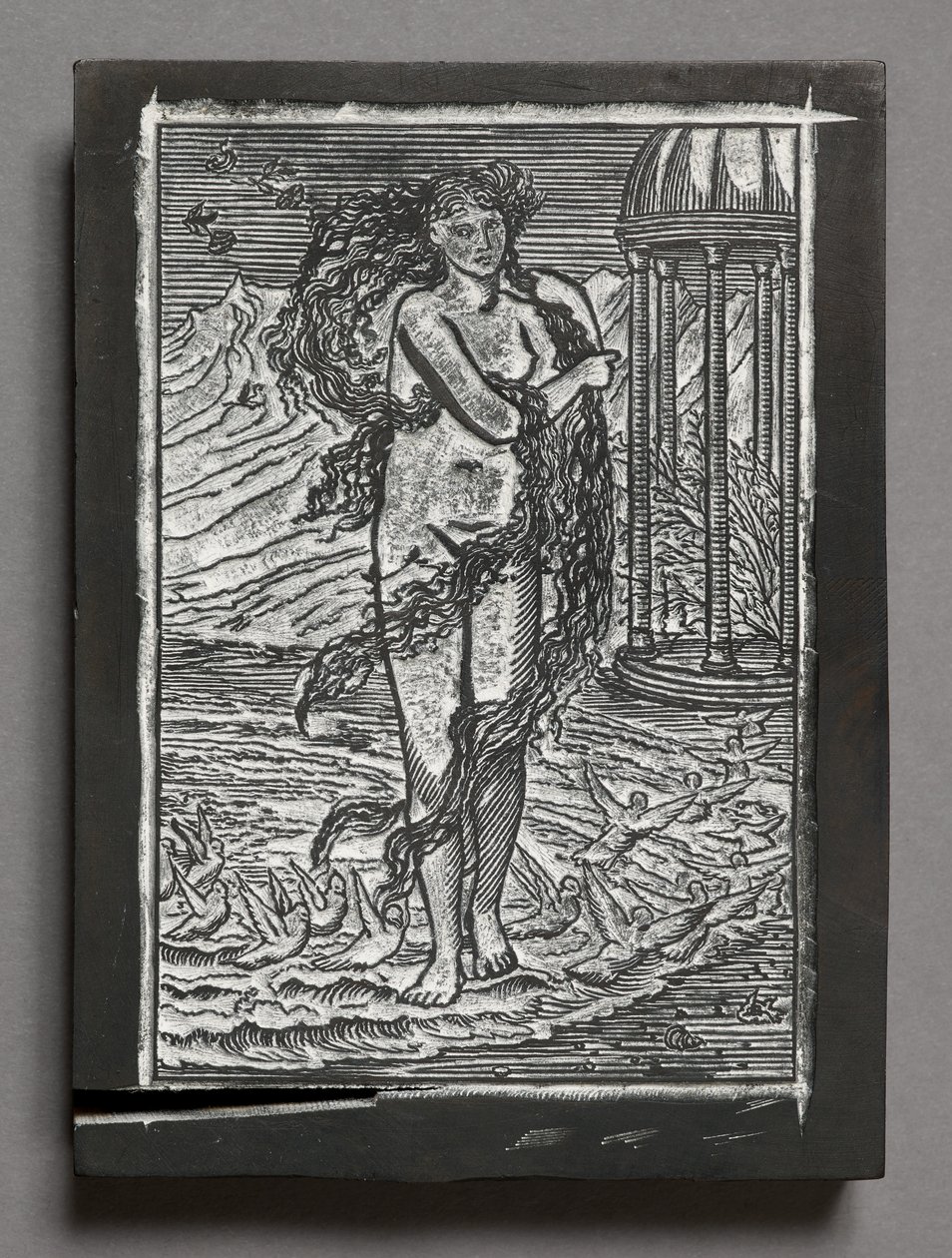 Ámor és psziché története – Vénusz, Edward Coley Burne-Jones nyomán (vésett fatömb) alkotó: Arthur Burgess