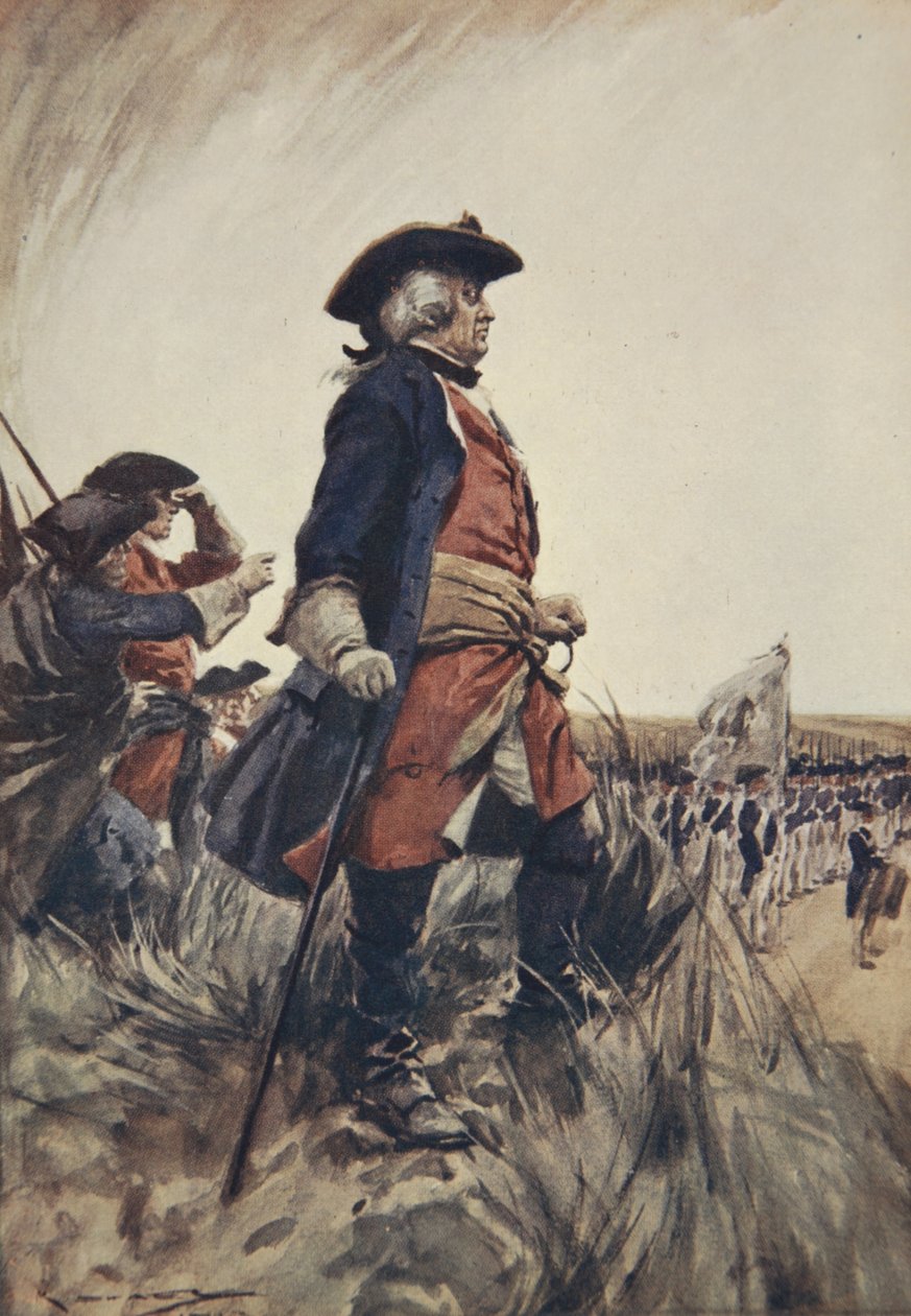 Nagy Frigyes, illusztráció a „Németország története” című művéből, H.E. Marshall alkotó: Arthur C. (after) Michael