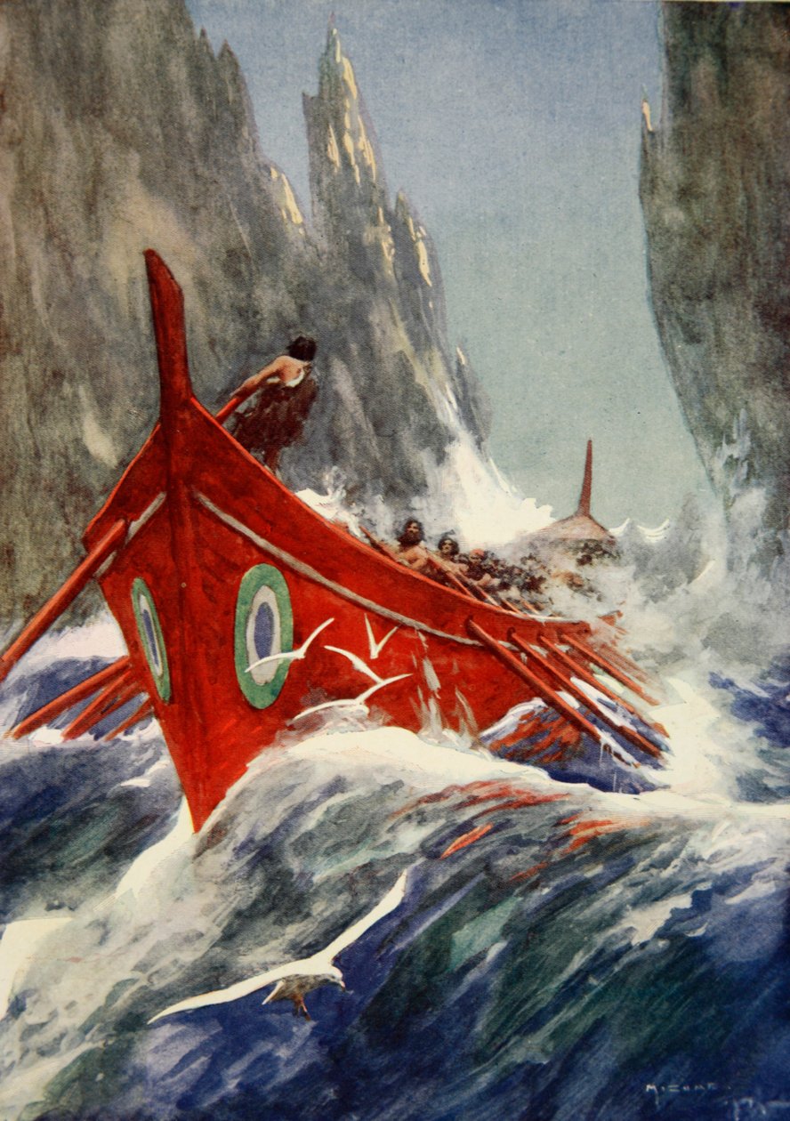 Jason és az argonauták, 1925 körül (színes litó) alkotó: Arthur C. (after) Michael