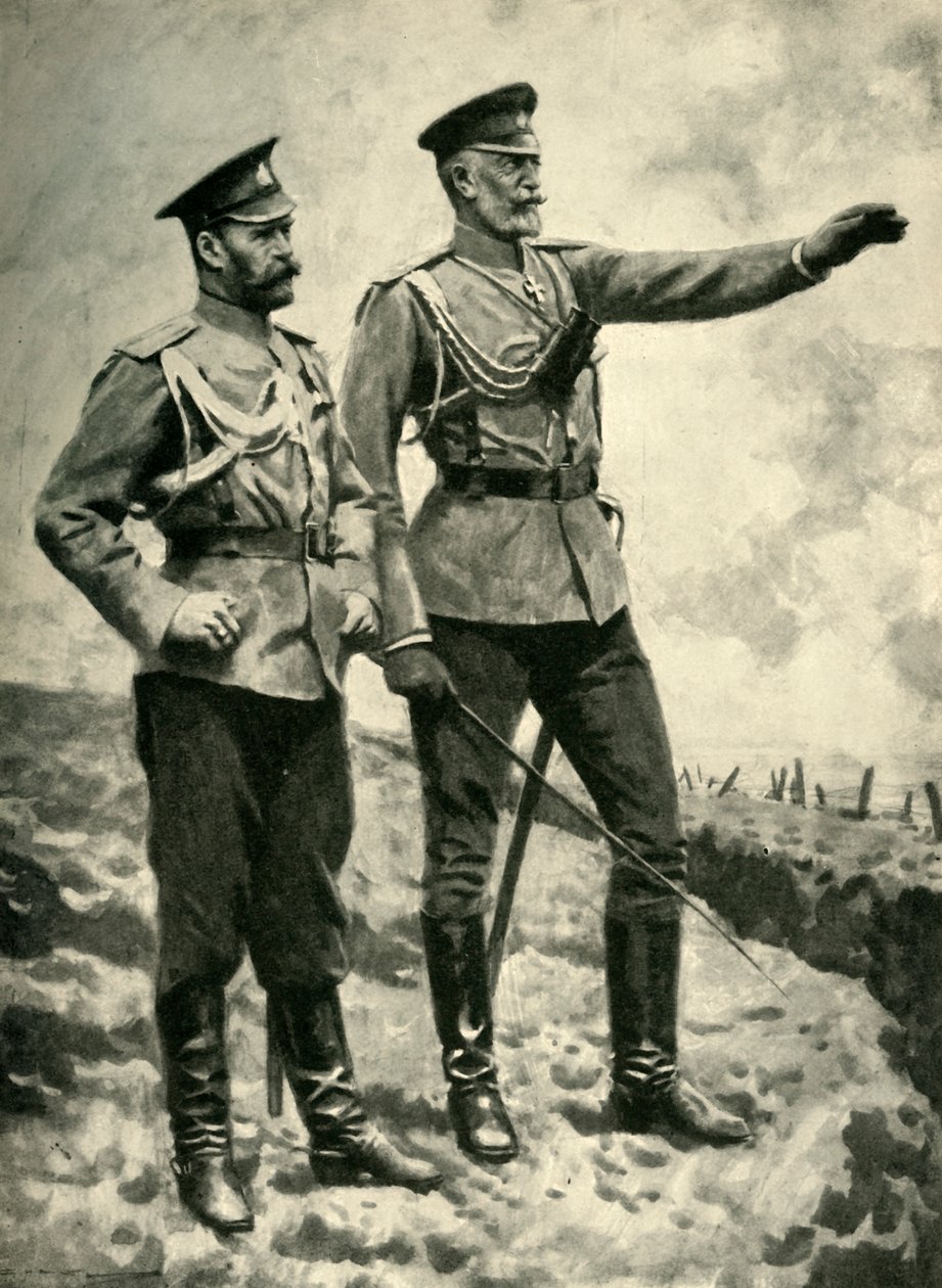 Változások az orosz parancsnokságban, 1915. szeptember. Első világháború, 1920. alkotó: Arthur C. Michael