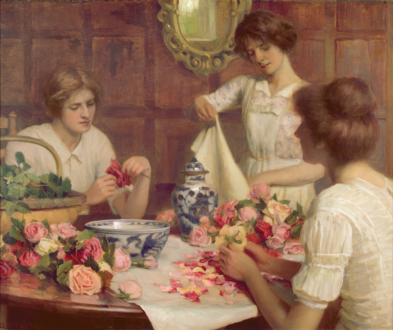 Pourri (olaj, vászon) alkotó: Arthur Claude Cooke