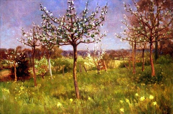 Tavasz a gyümölcsösben alkotó: Arthur Claude Cooke