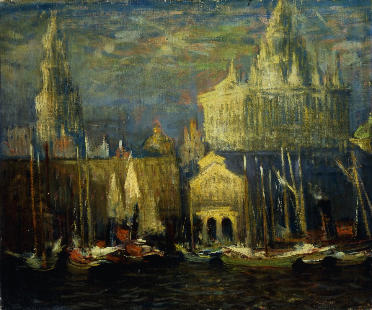 New York Waterfront alkotó: Arthur Clifton Goodwin