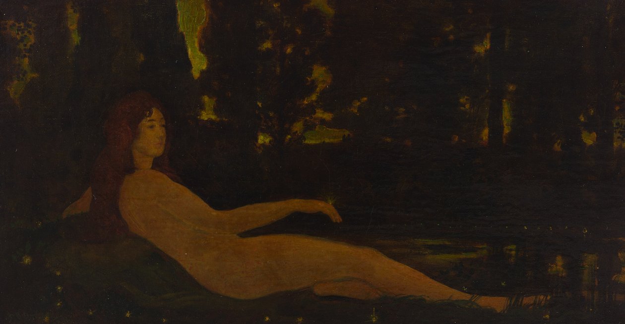Semele vagy Szentjánosbogarak, 1907. alkotó: Arthur Davies