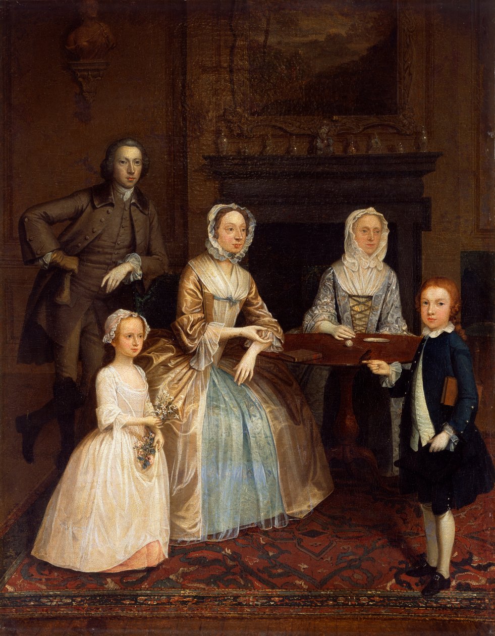 Richard Bull és családja, 1730-80 alkotó: Arthur Devis