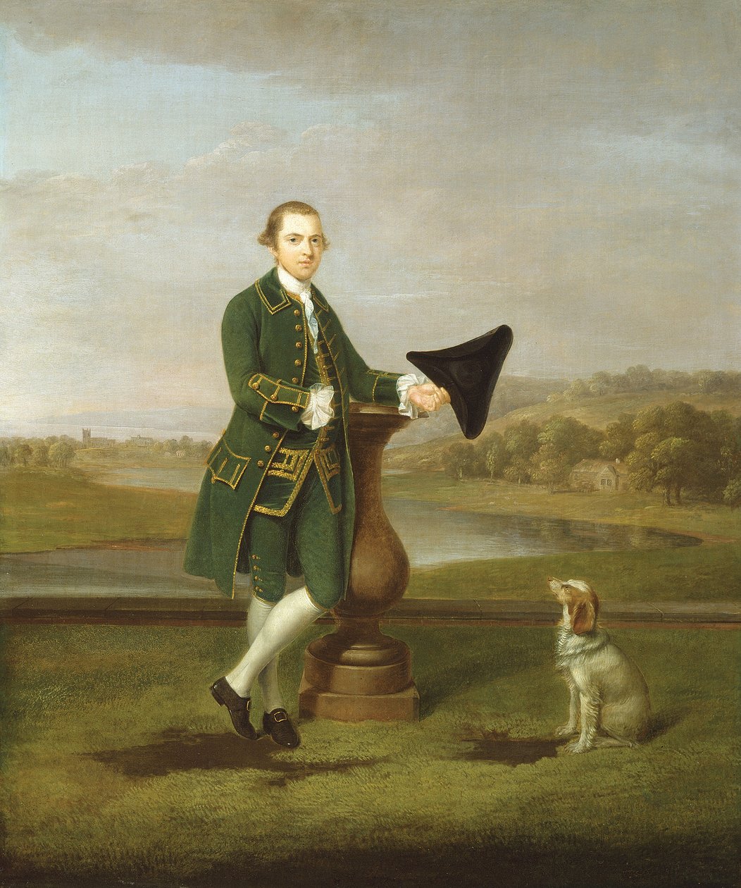 Férfi portré, 1763. alkotó: Arthur Devis