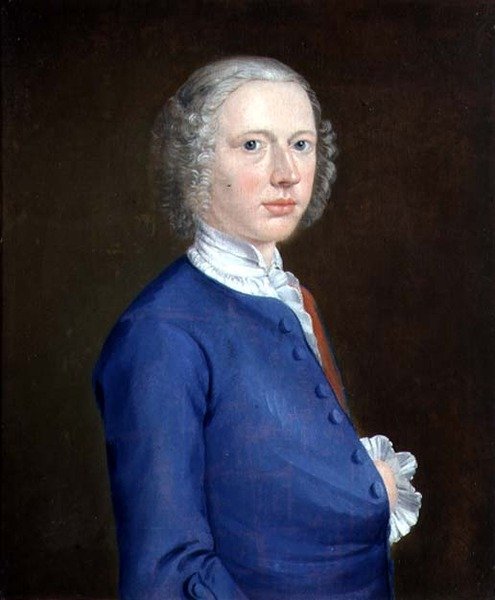Önarckép, 1737 körül (olaj, vászon) alkotó: Arthur Devis