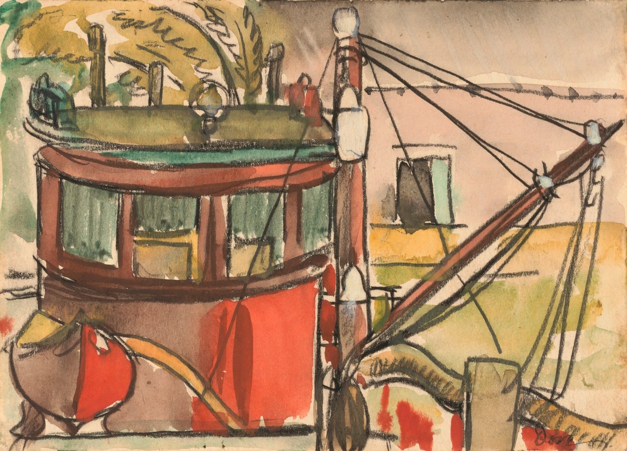Olajszállító tartályhajó II alkotó: Arthur Dove