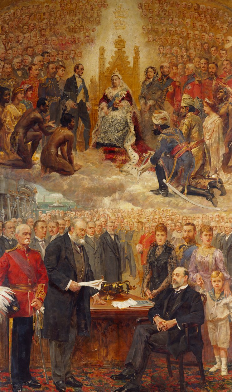 A Brit Birodalom allegóriája alkotó: Arthur Drummond