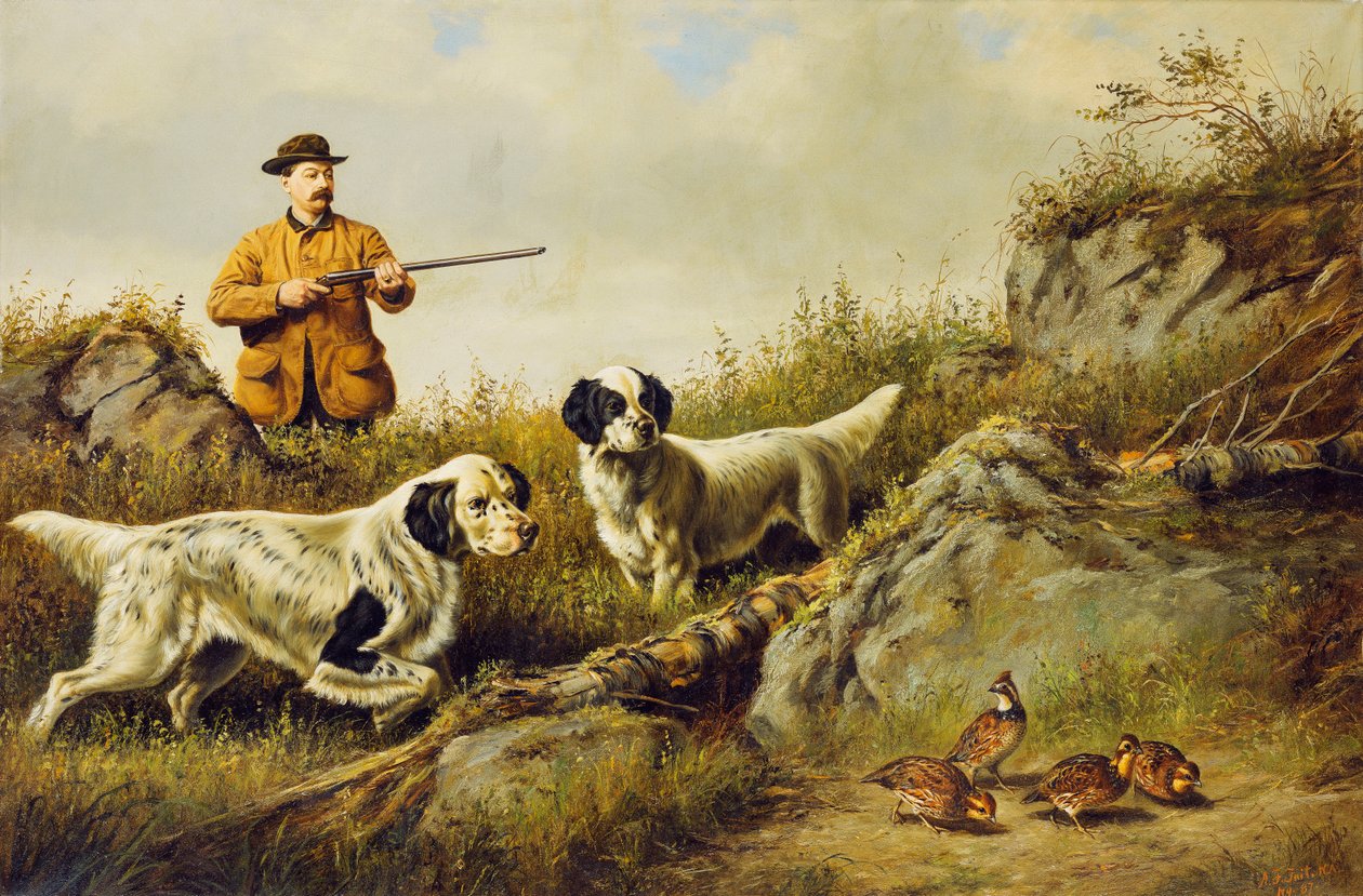 Amos F. Adams Shooting Over Goose Closing End Shon, Count Closing, 16 alkotó: Arthur Fitzwilliam Tait