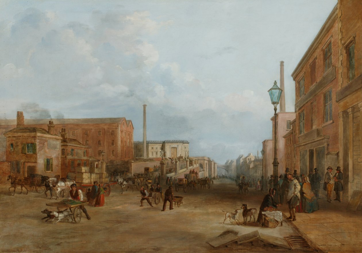 London Road, Manchester alkotó: Arthur Fitzwilliam Tait