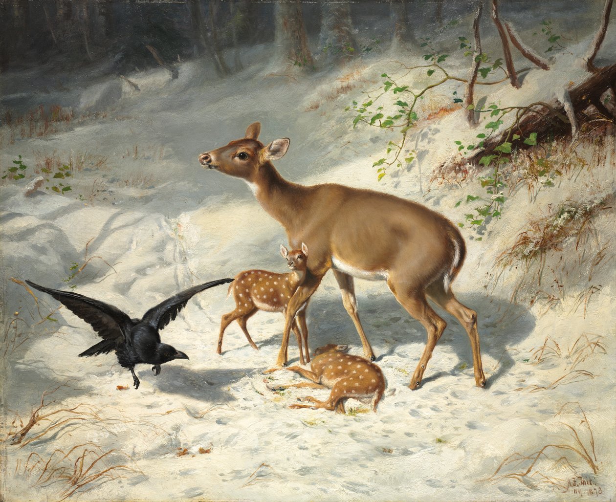 Anyai jelentkezés, 1873. alkotó: Arthur Fitzwilliam Tait