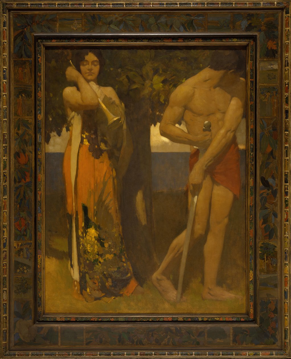 I Piped But Ye Will Not Dance, c. 1907-1929. alkotó: Arthur Frank Mathews