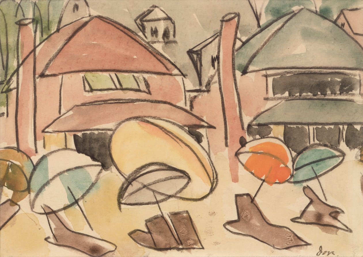 Strand esernyők alkotó: Arthur Garfield Dove