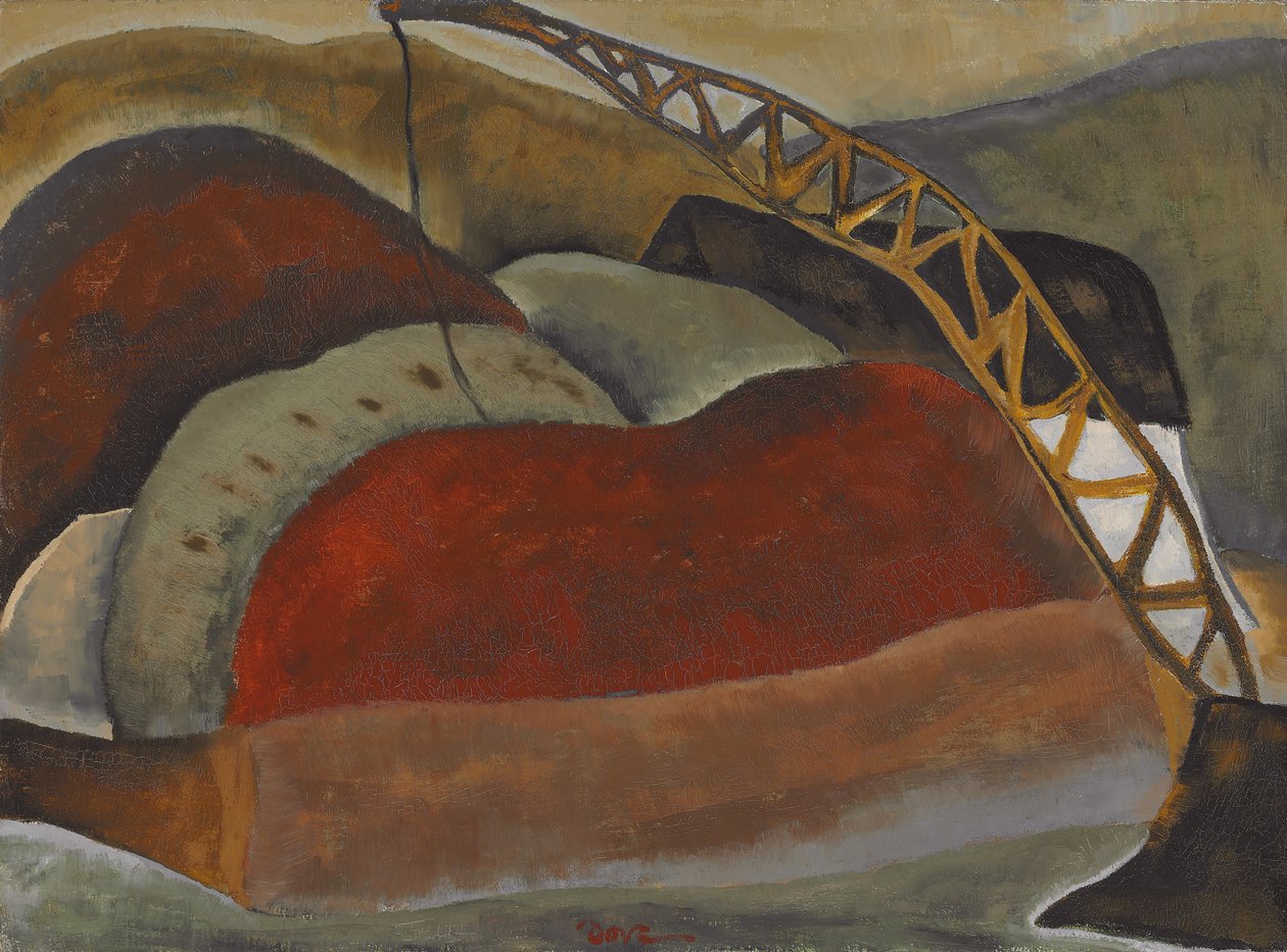 Cinder Barge és Derrick alkotó: Arthur Garfield Dove